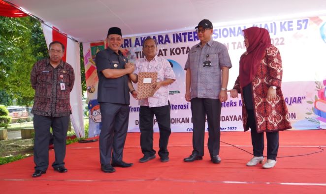 Dengan Tema “Transformasi Literasi Dalam Konteks Merdeka Belajar” Dindikbud Cilegon Peringati Hari Aksara Internasional