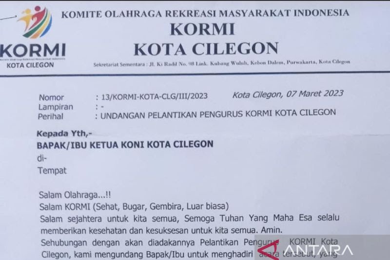 Sejumlah Pihak Pertanyakan Keabsahan Pelaksanaan Muskot KORMI Kota Cilegon