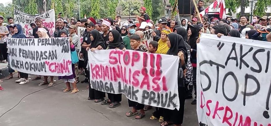 Warga Lapak Lingkungan Priuk Kota Cilegon Minta”STOP” Diskriminasi Hukum dan Sosial Terhadap Mereka